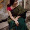 Banarasi Silk Saree with Zari Border
