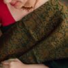 Banarasi Silk Saree with Zari Border - Image 4
