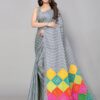 Bandhani Print Mysore Silk Saree
