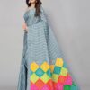 Bandhani Print Mysore Silk Saree - Image 2