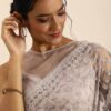 Net Embroidered Saree - Image 3