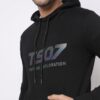 Rainbow Hooded T-shirt with Kangaroo Pocket - Image 2
