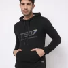 Rainbow Hooded T-shirt with Kangaroo Pocket