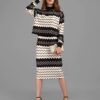 Chevrons Bodycon Dress