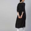 Polka-Dot Print Straight Kurta Set - Image 3