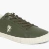 RED TAPE Perforated Low-Top Lace-Up Sneakers - Image 2