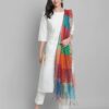 Solid Straight Kurta Set