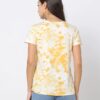 Tie & Dye with Chest Graphic Print Crew-Neck T-Shirt - Image 3