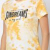 Tie & Dye with Chest Graphic Print Crew-Neck T-Shirt - Image 2